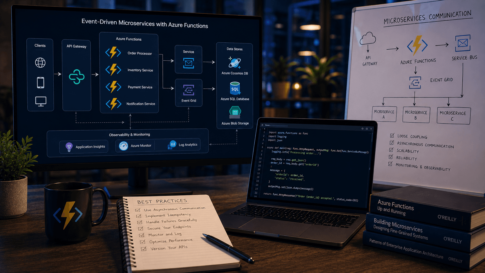 Azure Functions for Microservices Communication: Best Practices Case Study | Magnence Azure Functions for Microservices Communication: Best Practices Case Study | Copyright © Magnence