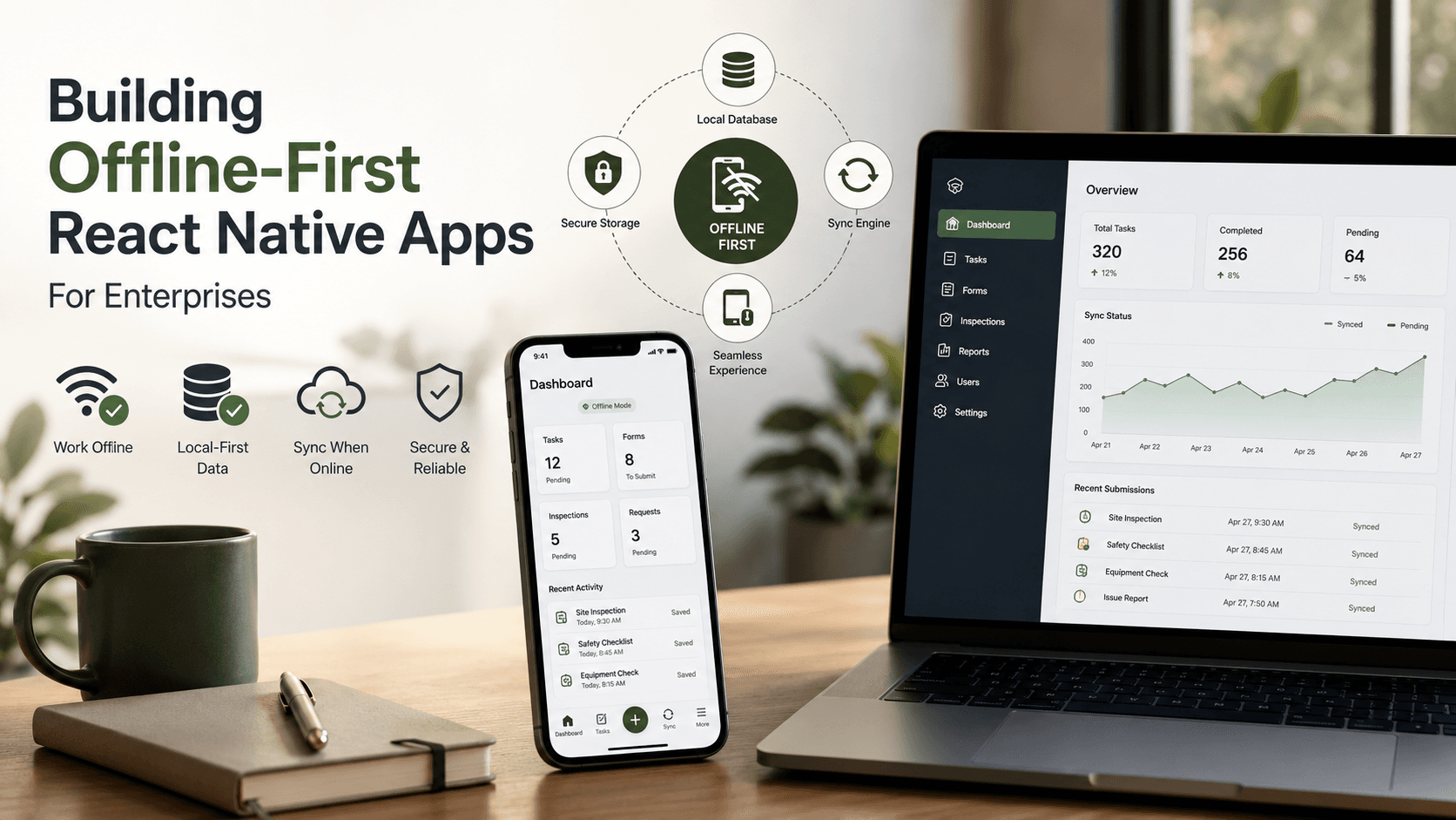 Building Offline-First React Native Apps: For Enterprises Case Study | Magnence Building Offline-First React Native Apps: For Enterprises Case Study | Copyright © Magnence