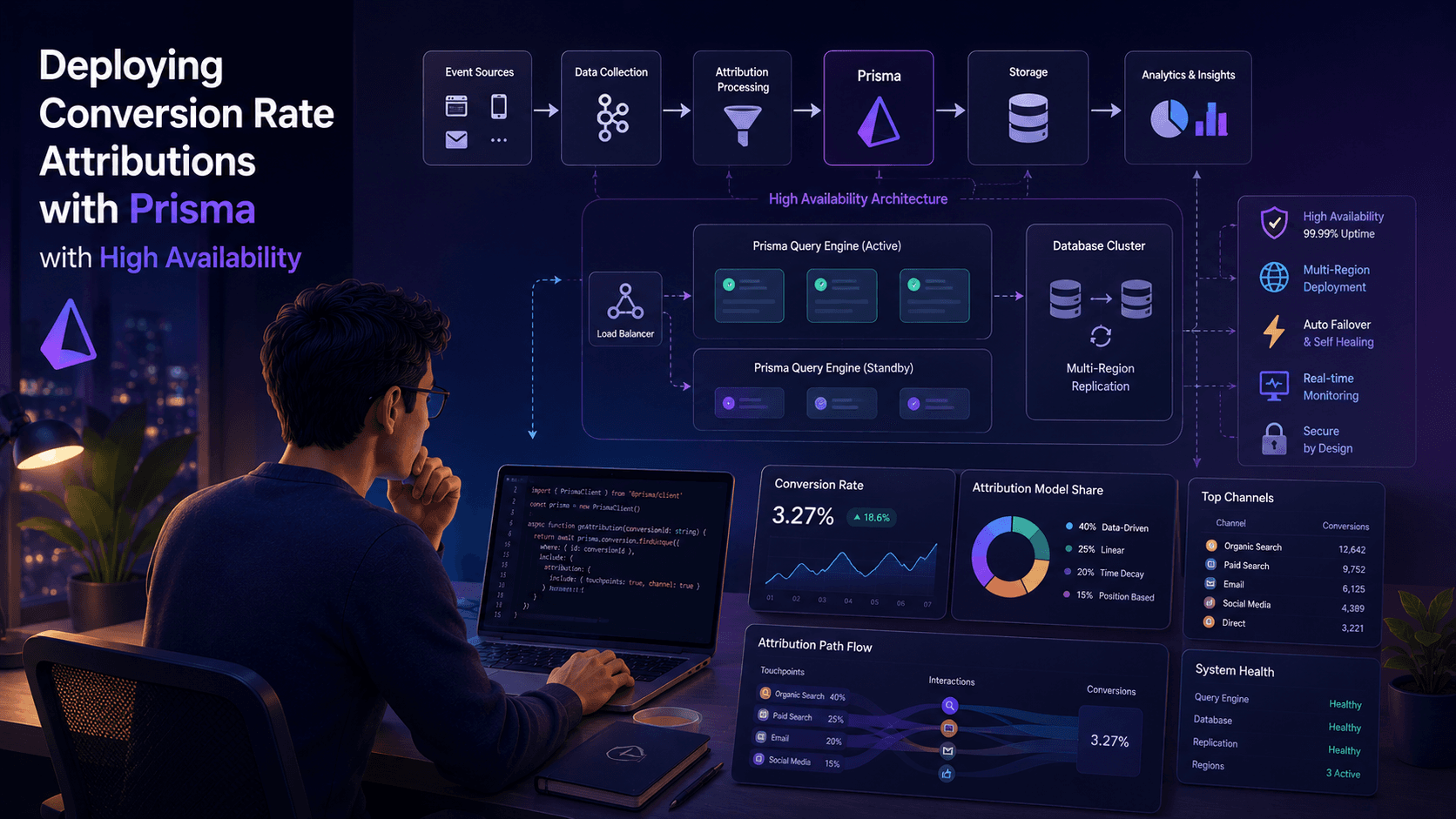Deploying Conversion Rate Attributions with Prisma: with High Availability Case Study | Magnence Deploying Conversion Rate Attributions with Prisma: with High Availability Case Study | Copyright © Magnence