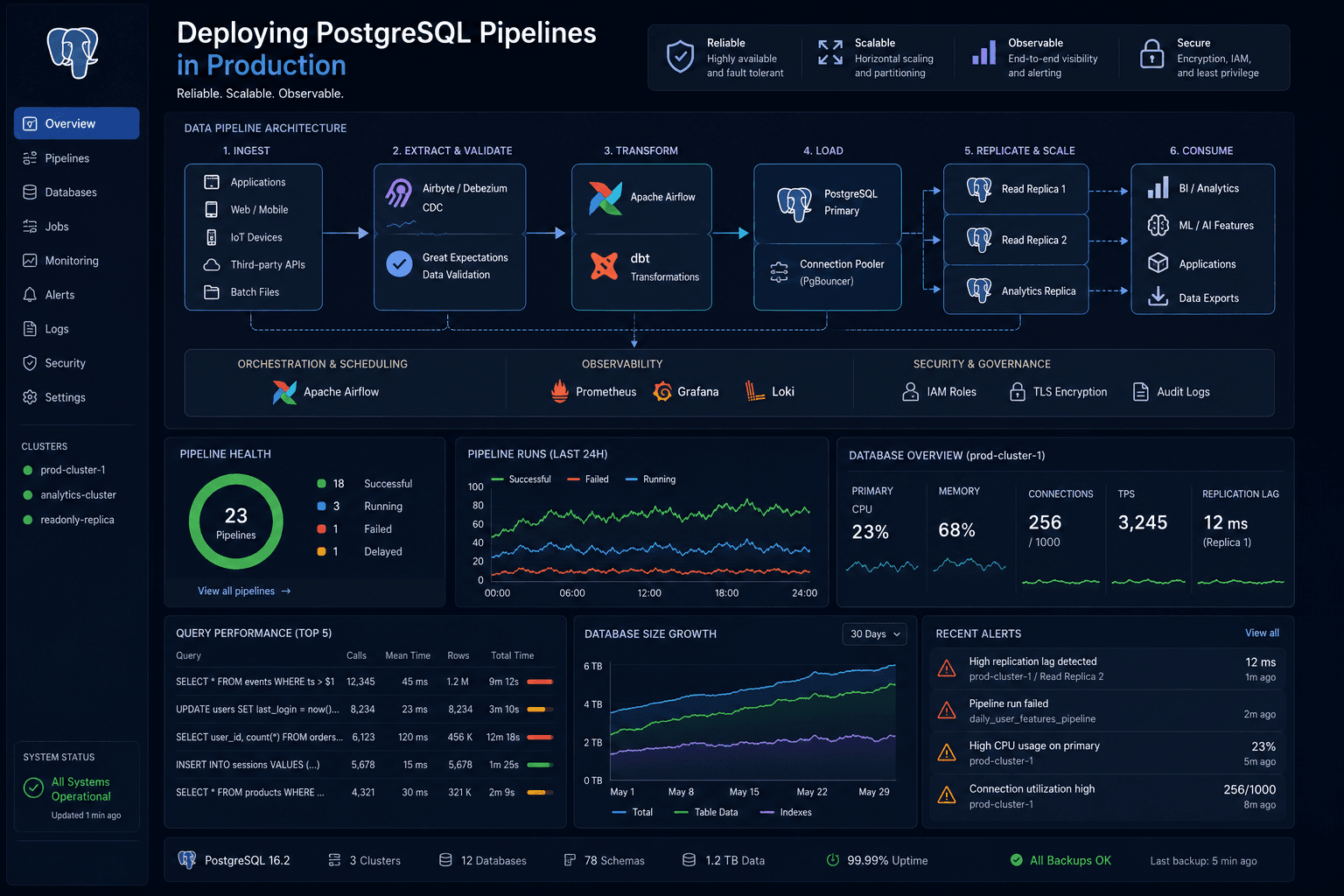 Deploying PostgreSQL Pipelines in Production Case Study | Magnence Deploying PostgreSQL Pipelines in Production Case Study | Copyright © Magnence