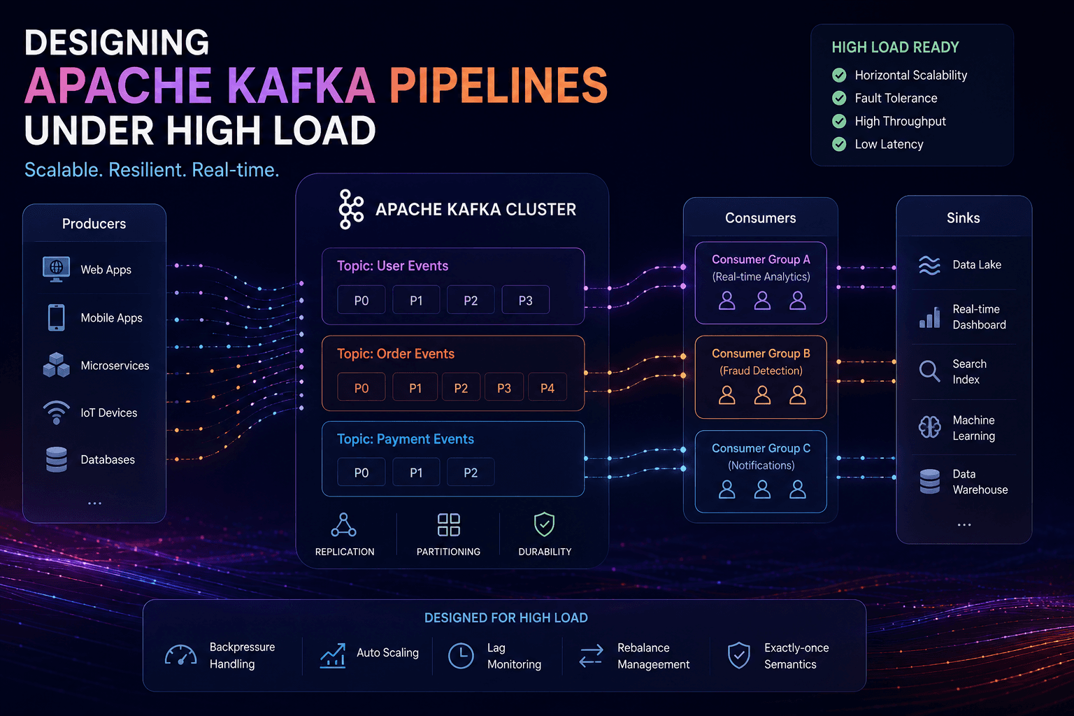 Designing Apache Kafka Pipelines under High Load Case Study | Magnence Designing Apache Kafka Pipelines under High Load Case Study | Copyright © Magnence