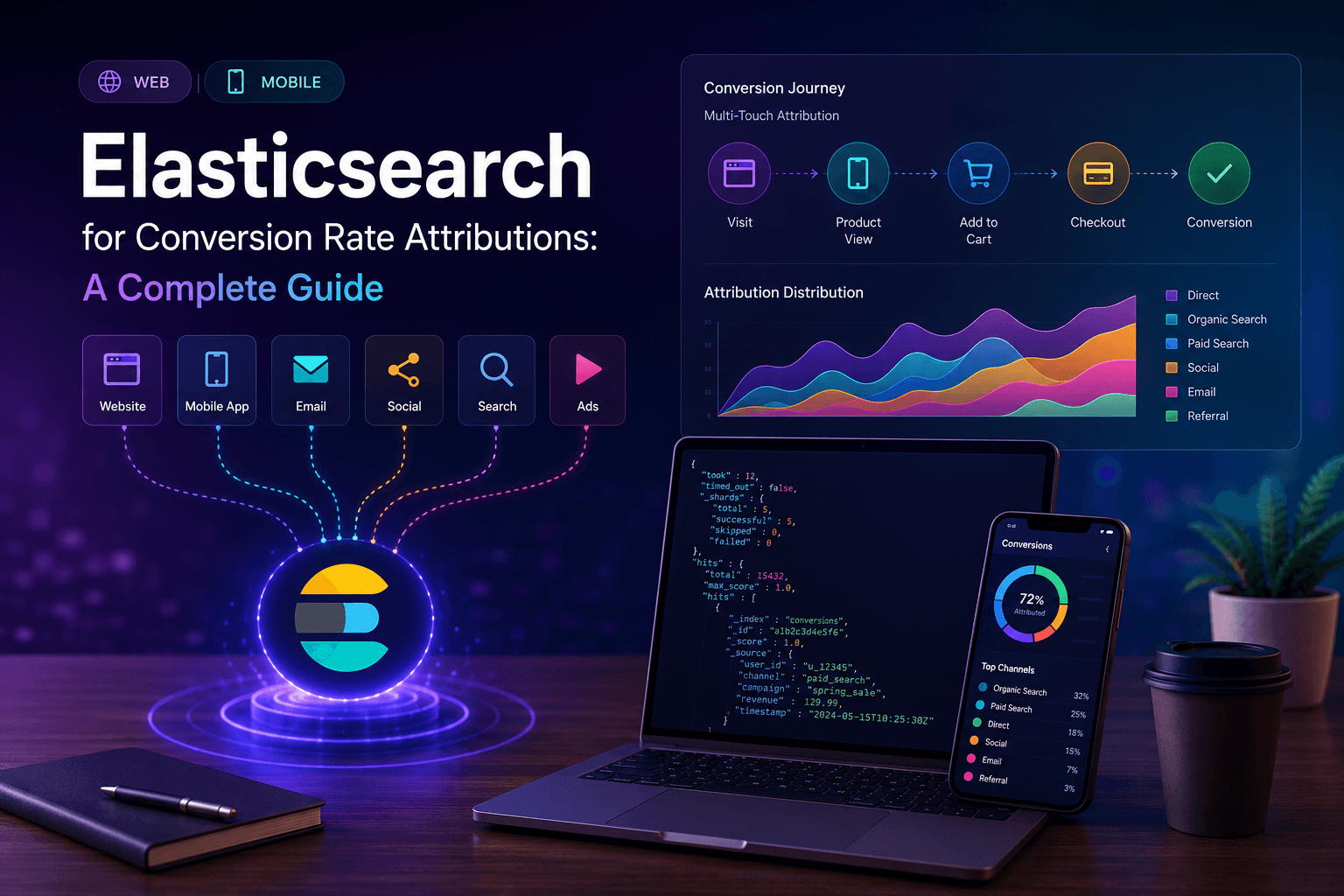 Elasticsearch for Conversion Rate Attributions: A Complete Guide Case Study | Magnence Elasticsearch for Conversion Rate Attributions: A Complete Guide Case Study | Copyright © Magnence