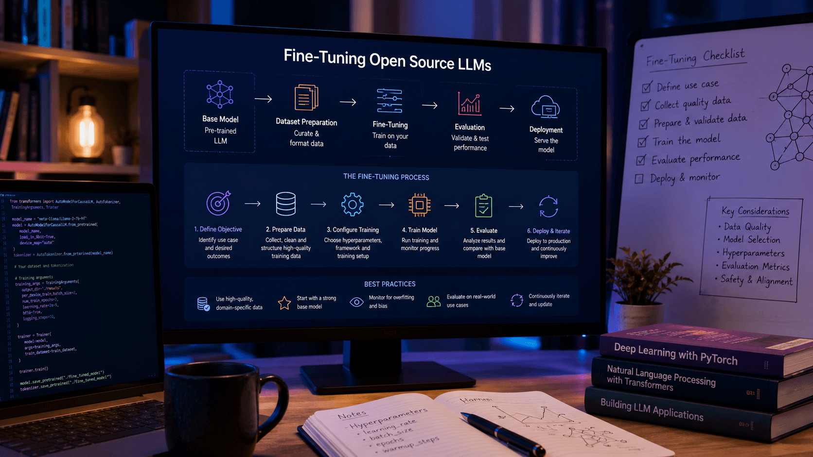 Fine-Tuning Open Source LLMs: A Practitioner's Guide: A Complete Guide Case Study | Magnence Fine-Tuning Open Source LLMs: A Practitioner's Guide: A Complete Guide Case Study | Copyright © Magnence