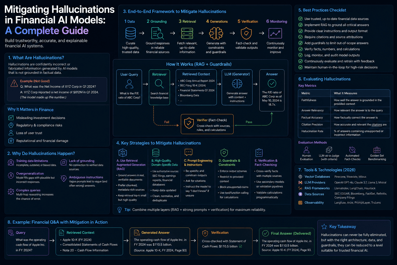 Mitigating Hallucinations in Financial AI Models: A Complete Guide Case Study | Magnence Mitigating Hallucinations in Financial AI Models: A Complete Guide Case Study | Copyright © Magnence