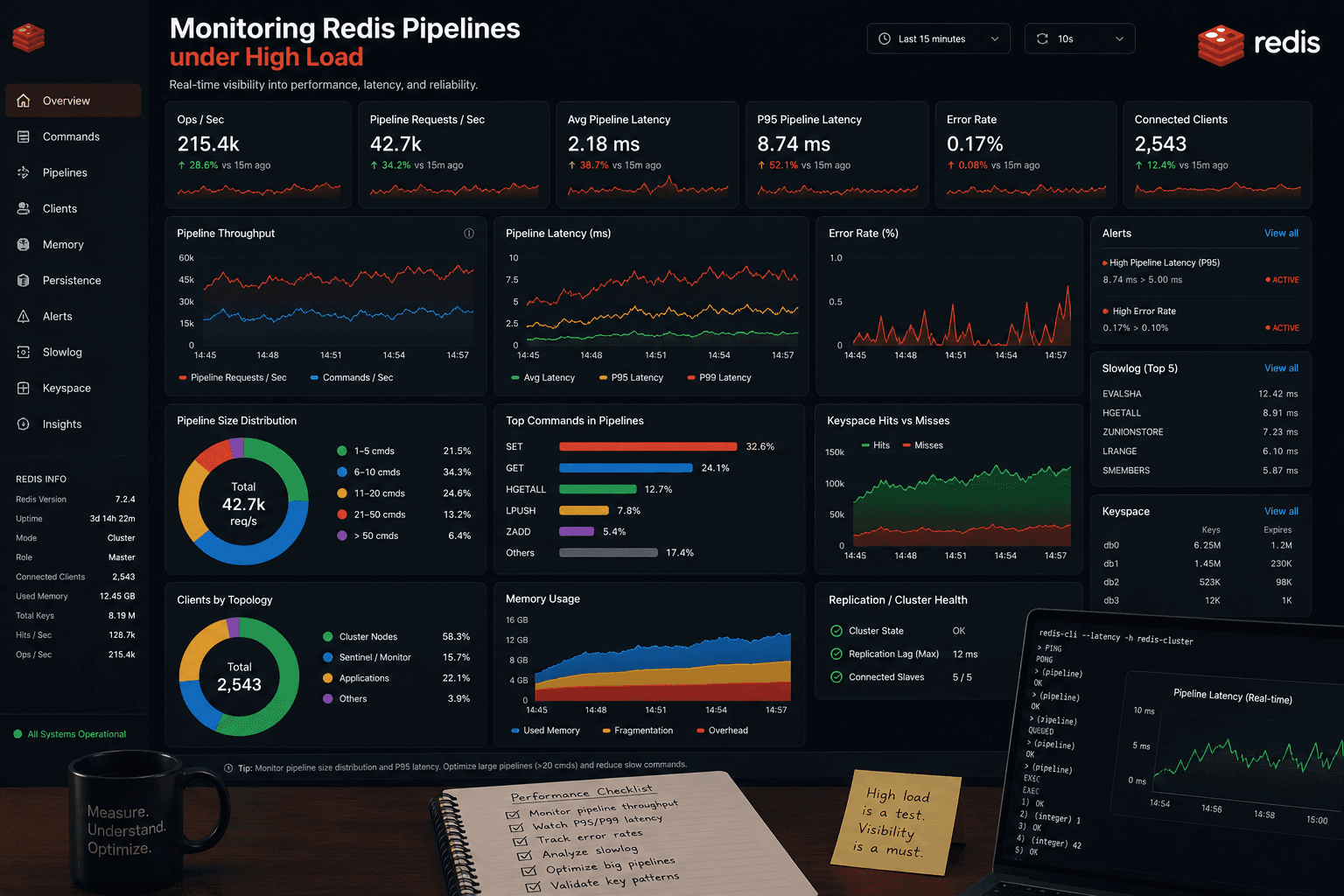 Monitoring Redis Pipelines under High Load Case Study | Magnence Monitoring Redis Pipelines under High Load Case Study | Copyright © Magnence