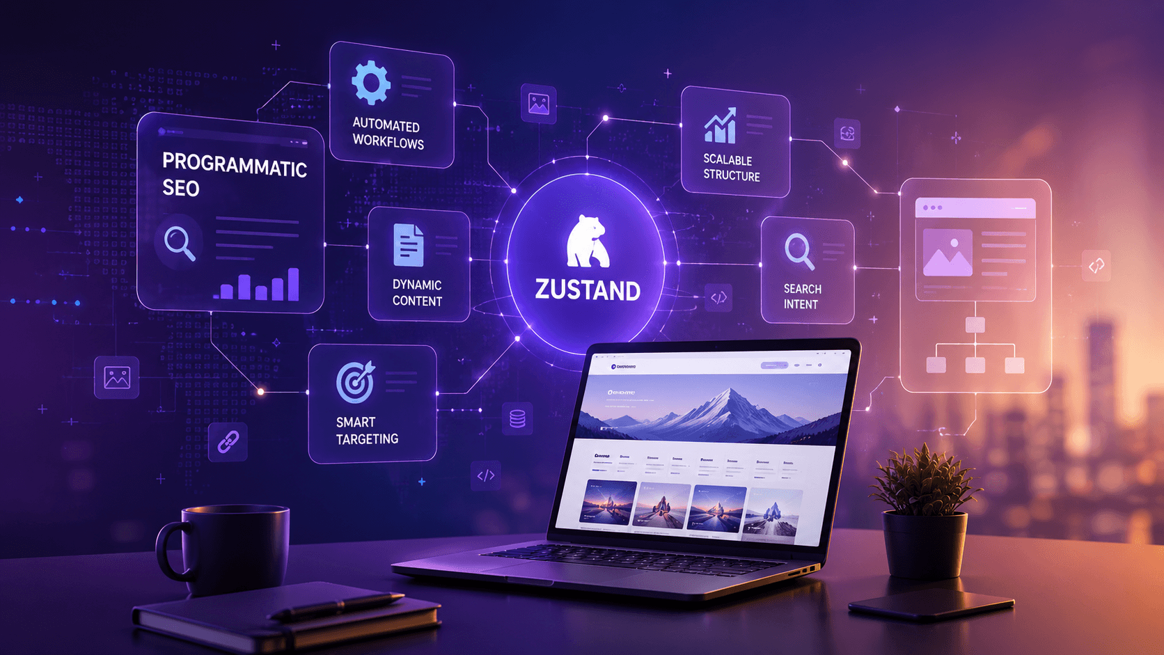 Optimizing Programmatic SEO with Zustand: for Enterprise Case Study | Magnence Optimizing Programmatic SEO with Zustand: for Enterprise Case Study | Copyright © Magnence