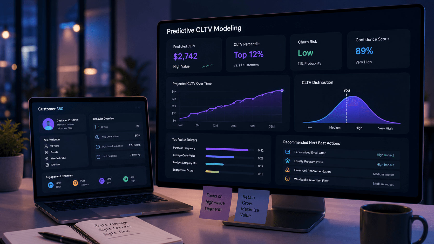 Predictive Customer Lifetime Value (CLTV) Modeling: At Scale Case Study | Magnence Predictive Customer Lifetime Value (CLTV) Modeling: At Scale Case Study | Copyright © Magnence