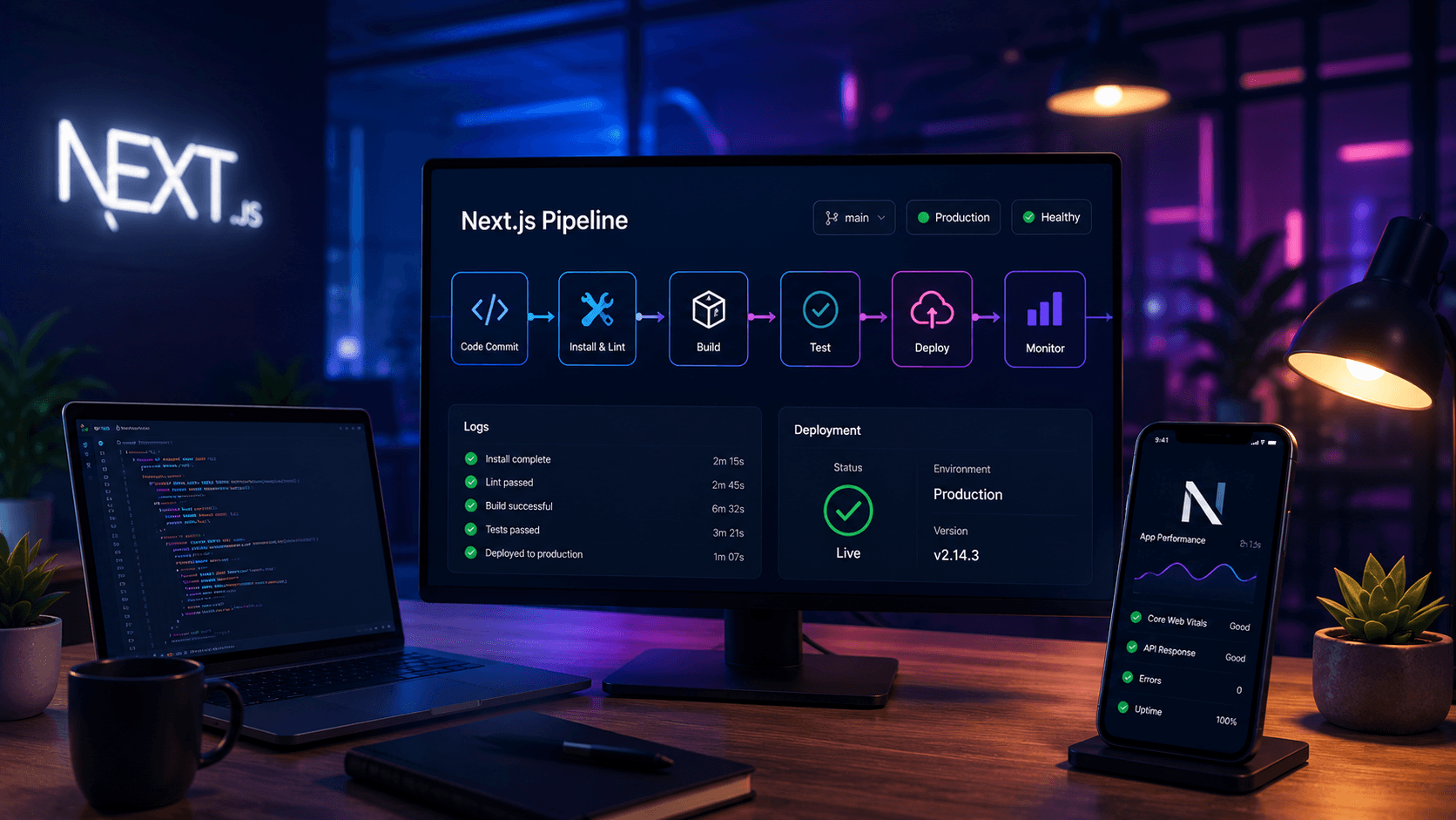 Refactoring Next.js Pipelines in Production Case Study | Magnence Refactoring Next.js Pipelines in Production Case Study | Copyright © Magnence