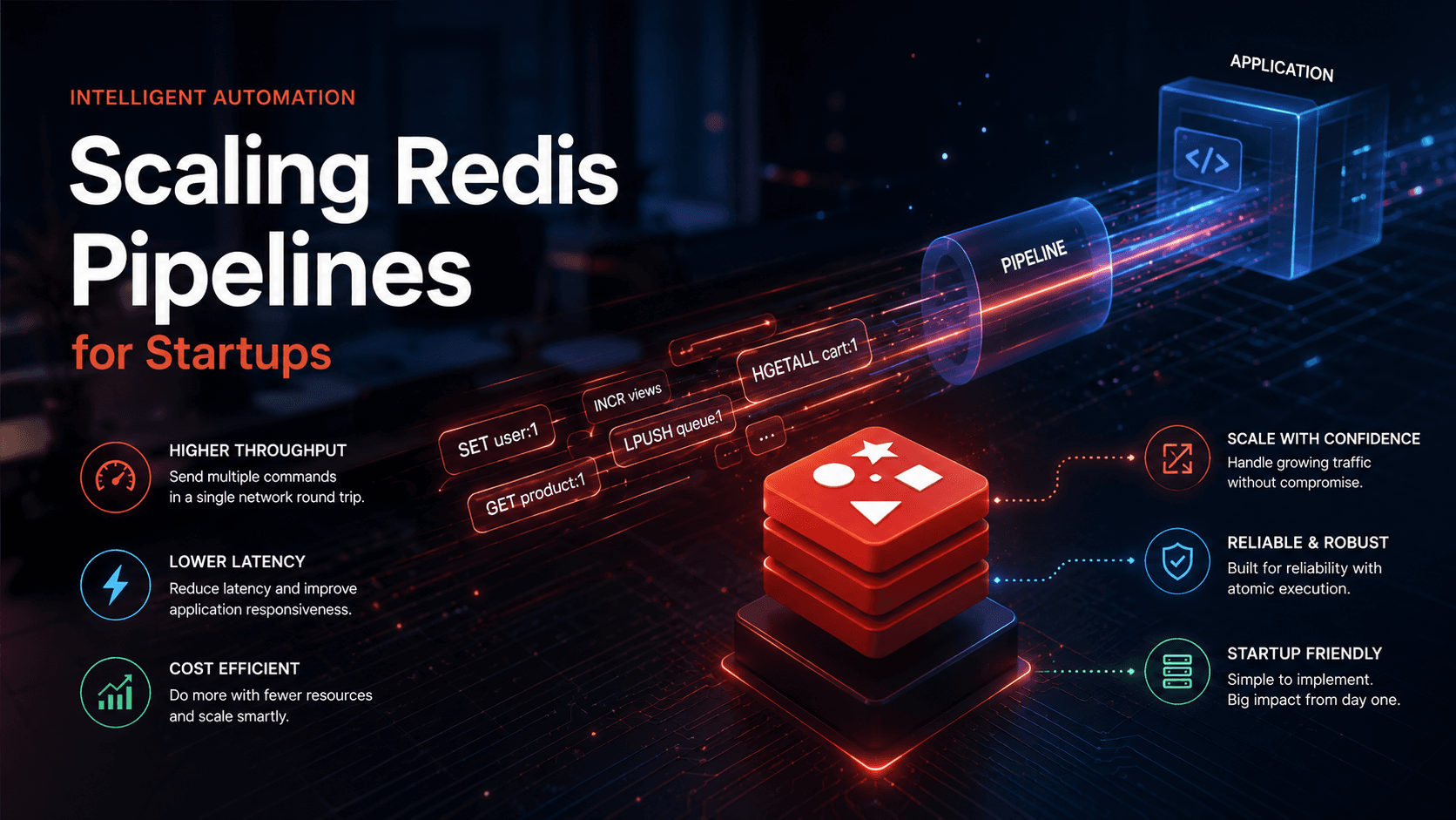 Scaling Redis Pipelines for Startups Case Study | Magnence Scaling Redis Pipelines for Startups Case Study | Copyright © Magnence