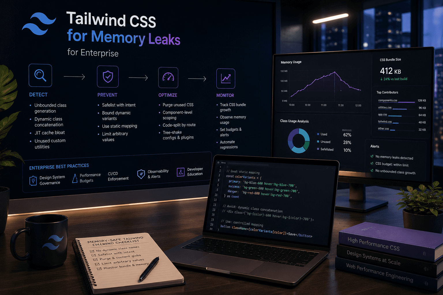 Tailwind CSS for Memory Leaks: for Enterprise Case Study | Magnence Tailwind CSS for Memory Leaks: for Enterprise Case Study | Copyright © Magnence