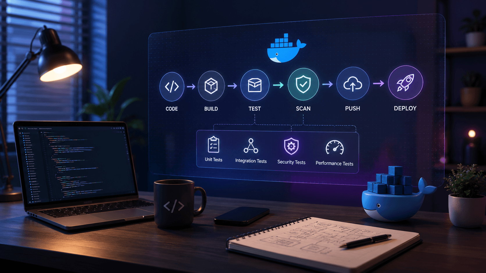 Testing Docker Pipelines Best Practices Case Study | Magnence Testing Docker Pipelines Best Practices Case Study | Copyright © Magnence