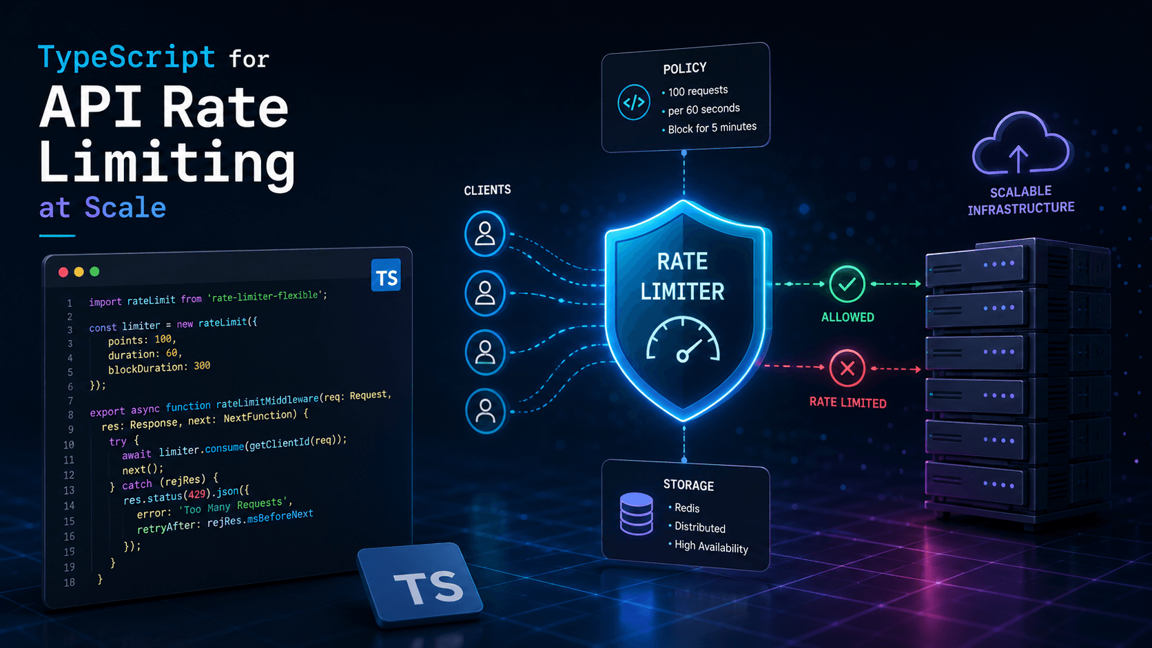 TypeScript for API Rate Limiting: at Scale Case Study | Magnence TypeScript for API Rate Limiting: at Scale Case Study | Copyright © Magnence