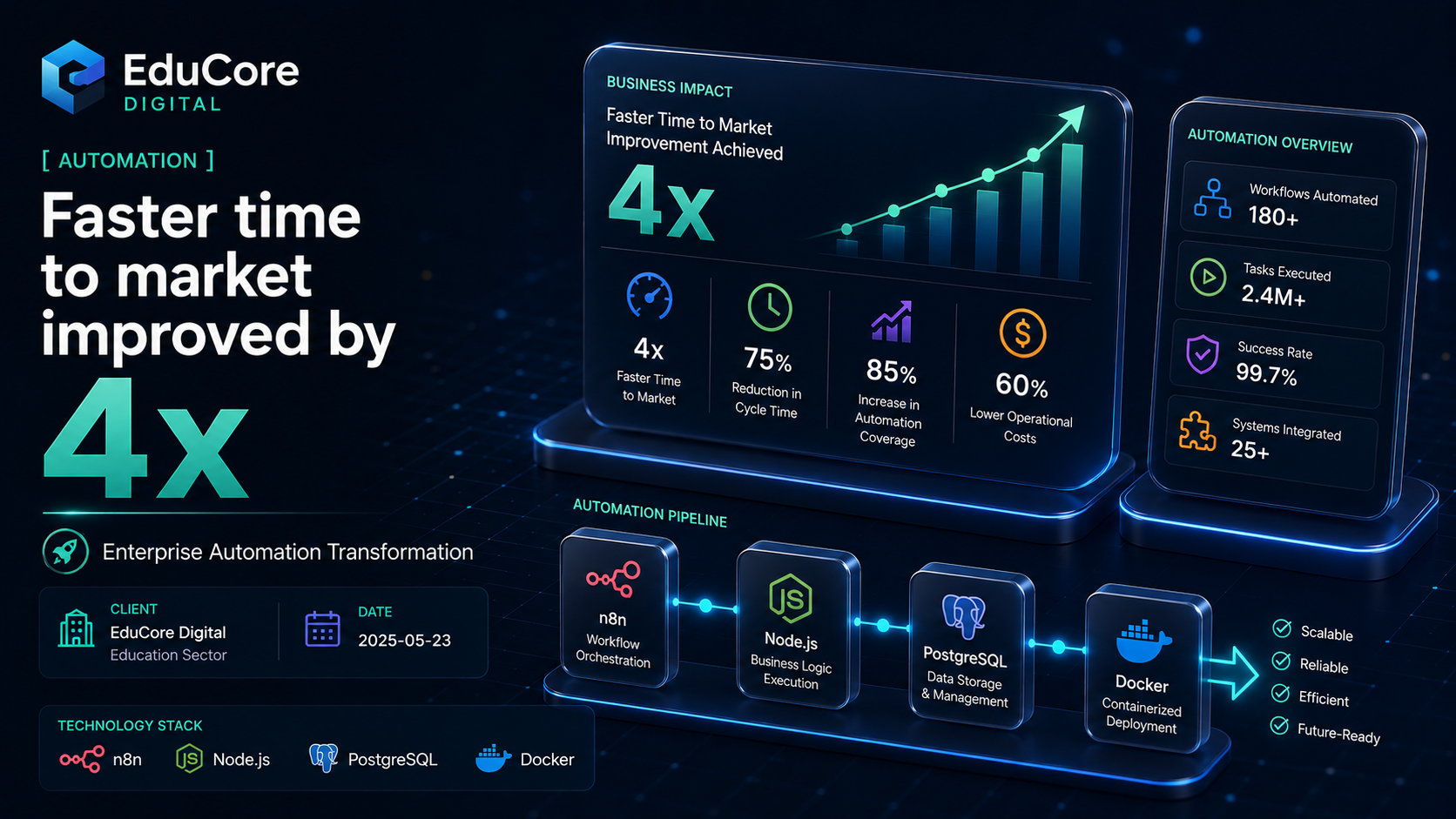 EduCore Digital — Enterprise Automation Transformation