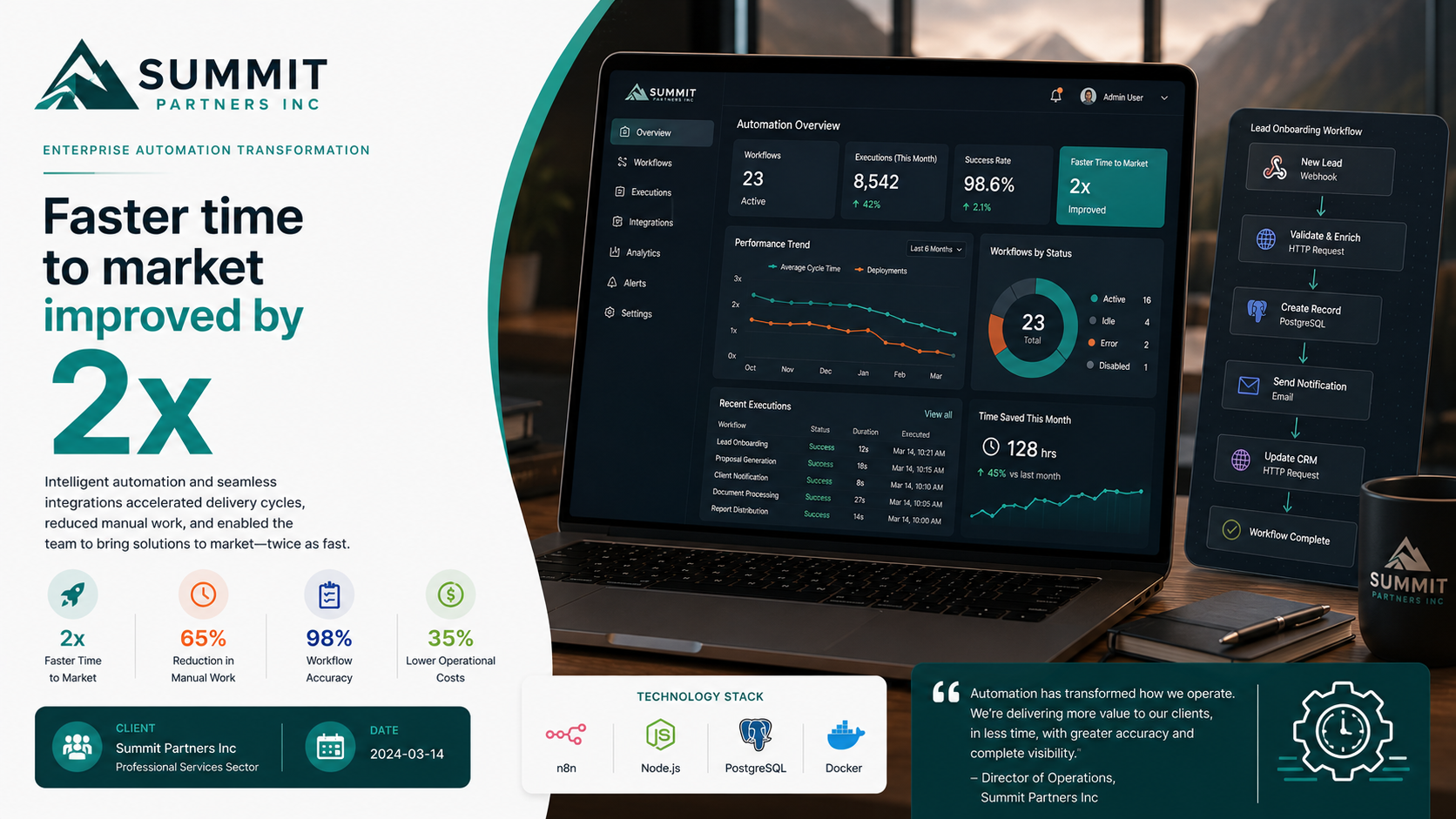 Summit Partners Inc — Enterprise Automation Transformation